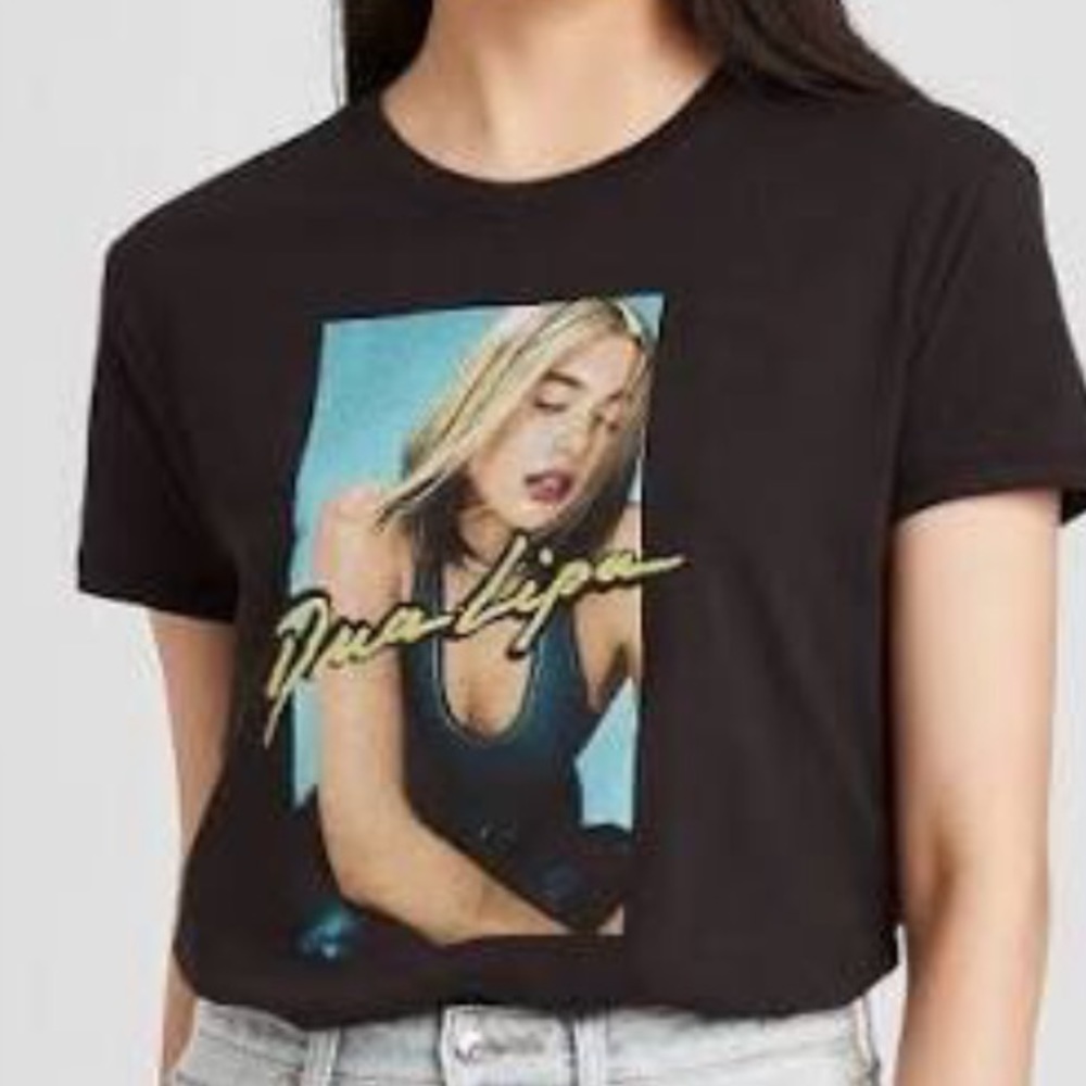 Dua Lipa - Black Concert TShirt